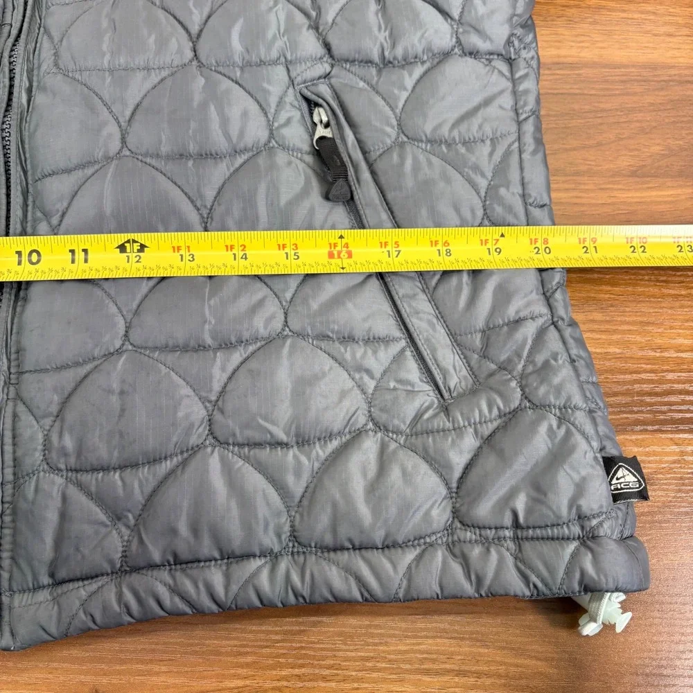 Nike ACG‎ Boys 3 in 1 Compatible Gray Quilted Puffer Jacket Outer Layer L 12 14